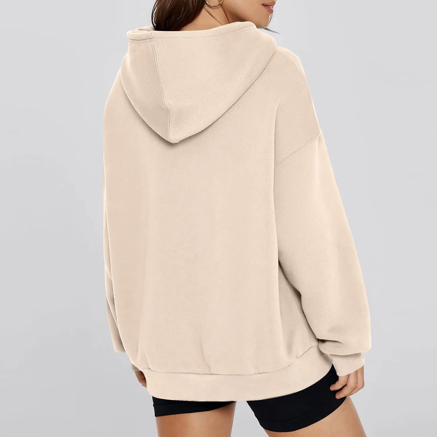 Womens Oversized Hoodies Fleece Sweatshirts Long Sleeve Shirts Pullover Fall Outfits 2024 Fashion Y2k Clothe with Pocket