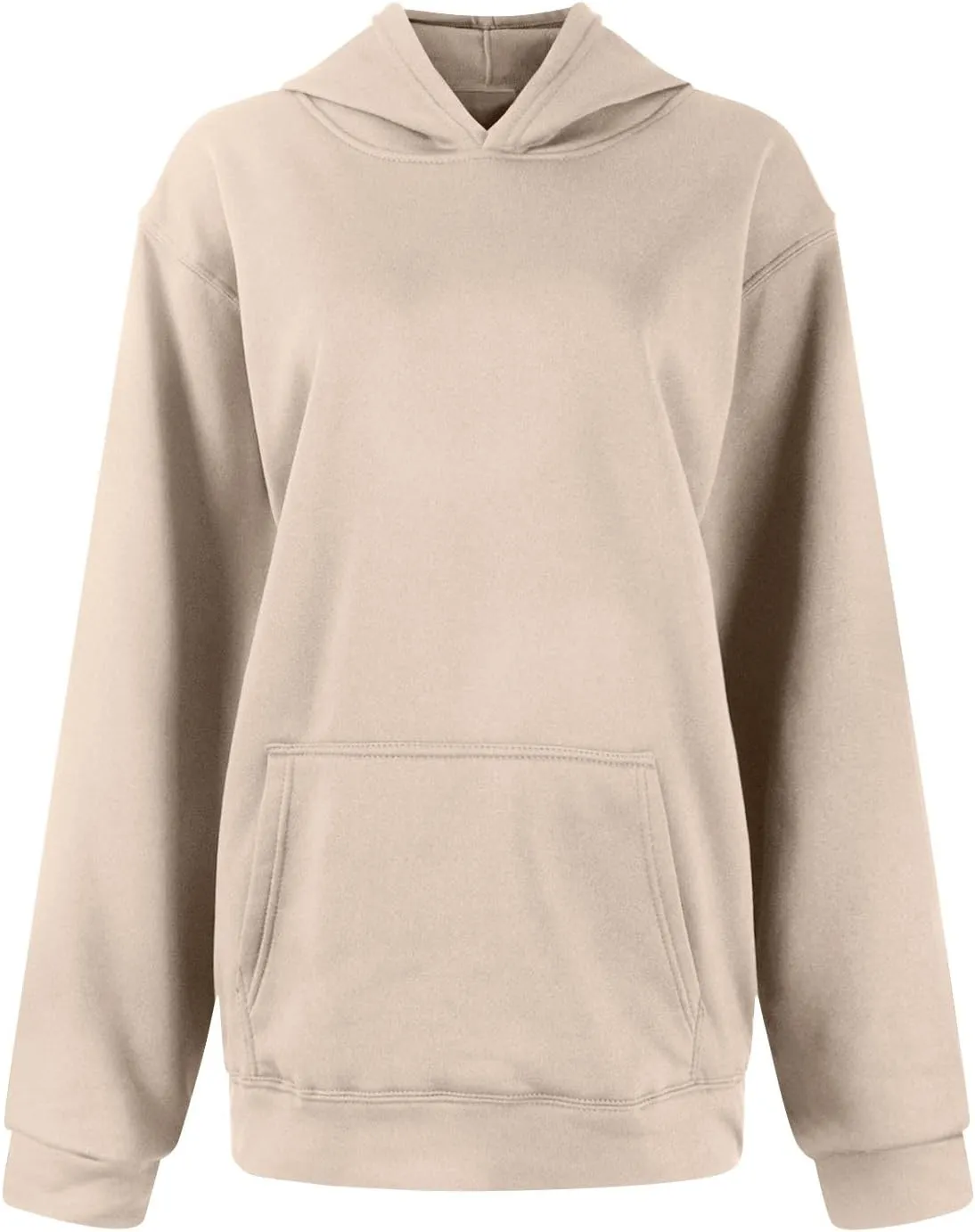 Womens Oversized Hoodies Fleece Sweatshirts Long Sleeve Shirts Pullover Fall Outfits 2024 Fashion Y2k Clothe with Pocket