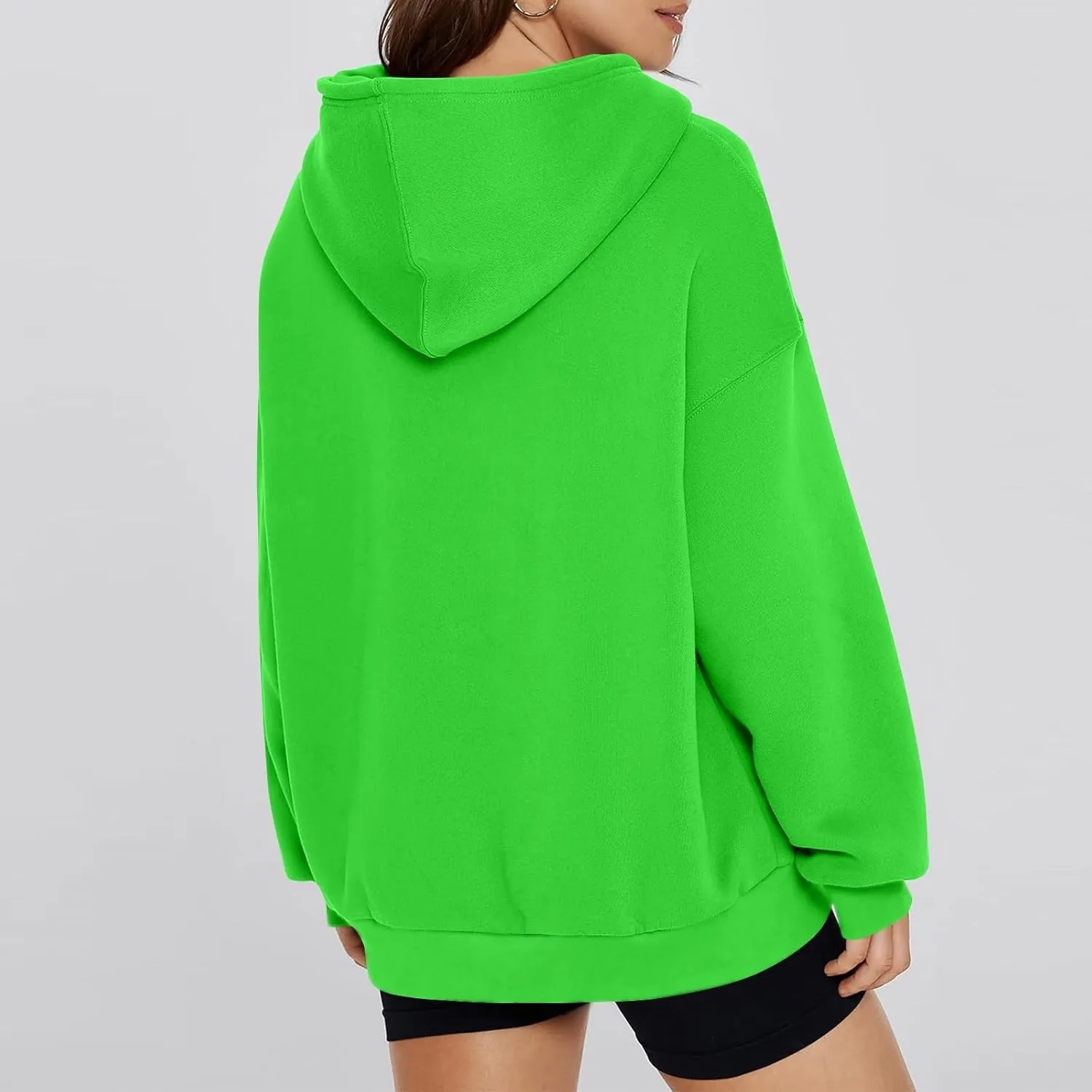 Womens Oversized Hoodies Fleece Sweatshirts Long Sleeve Shirts Pullover Fall Outfits 2024 Fashion Y2k Clothe with Pocket