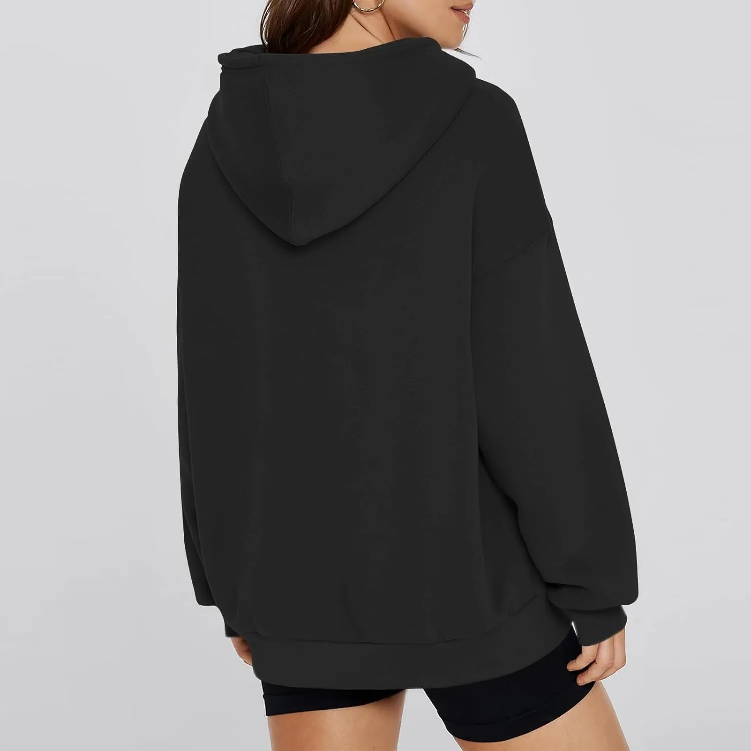 Womens Oversized Hoodies Fleece Sweatshirts Long Sleeve Shirts Pullover Fall Outfits 2024 Fashion Y2k Clothe with Pocket