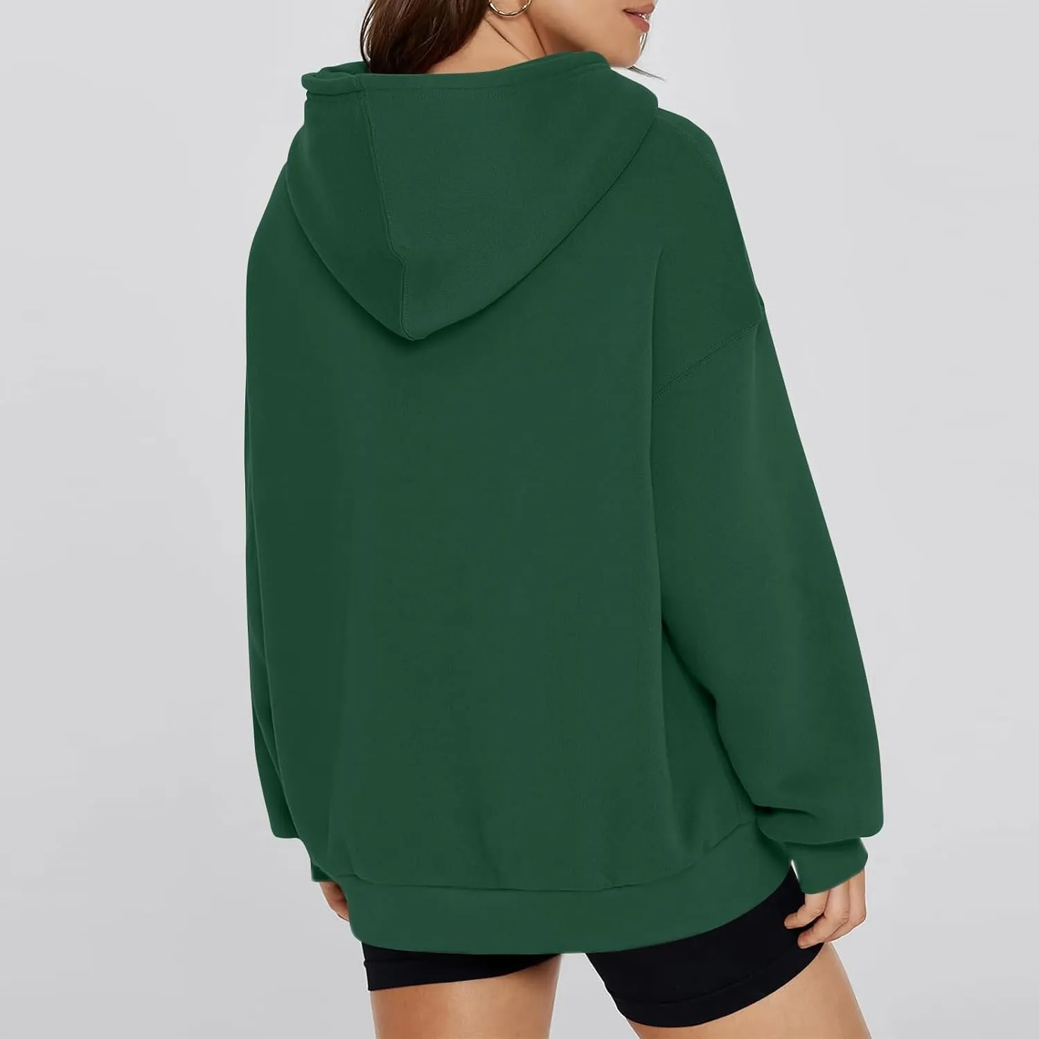 Womens Oversized Hoodies Fleece Sweatshirts Long Sleeve Shirts Pullover Fall Outfits 2024 Fashion Y2k Clothe with Pocket