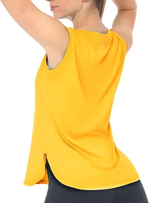 Workout Tank Tops for Women Sleeveless Athletic Yoga Quick Dry Exercise Running Shirts with Side Slit