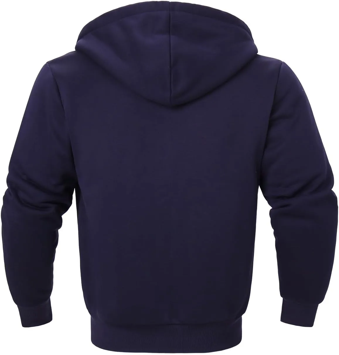 Yasumond Heavyweight Hoodie for Men Winter Fleece Lined Warm Jacket Full Zip Long Sleeve Outerwear
