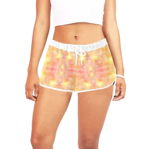 Yellow Love Drawstring Shorts up to 2 XL