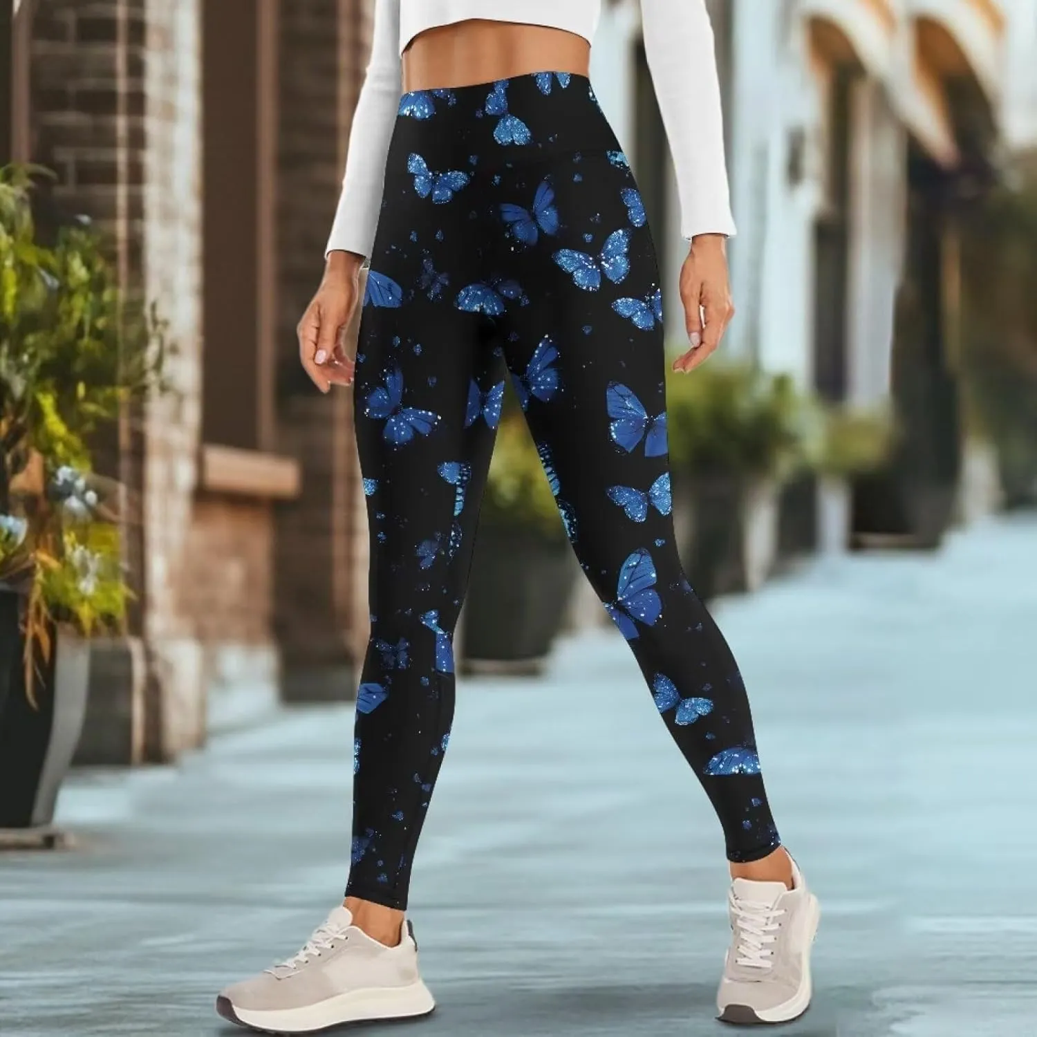 Yoga Pants with Pockets for Women High Waist Pants Plus Size Long Athletic Leggings Soft Tummy Control Yoga Pant