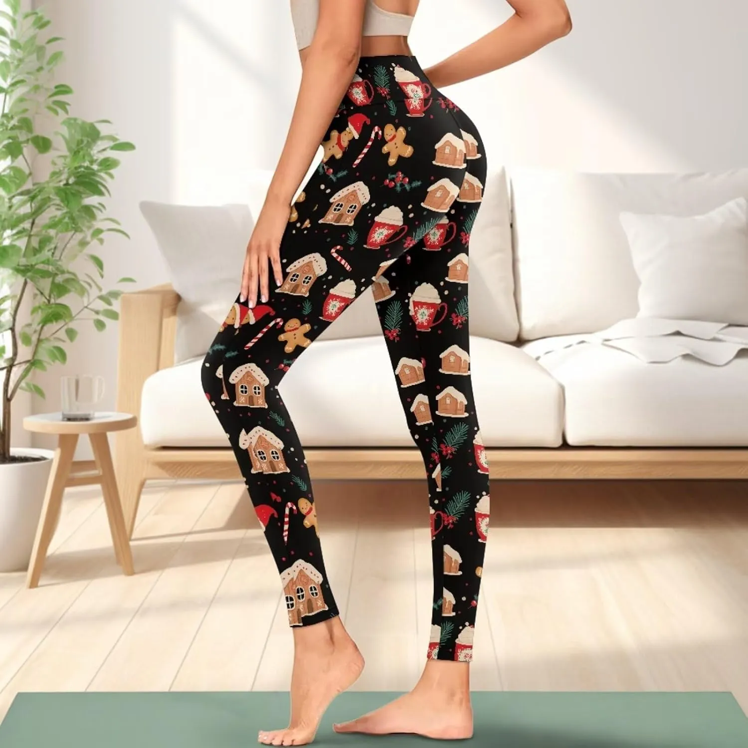 Yoga Pants with Pockets for Women High Waist Pants Plus Size Long Athletic Leggings Soft Tummy Control Yoga Pant