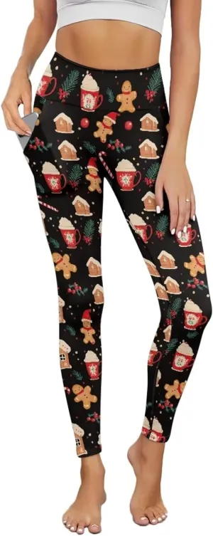 Yoga Pants with Pockets for Women High Waist Pants Plus Size Long Athletic Leggings Soft Tummy Control Yoga Pant