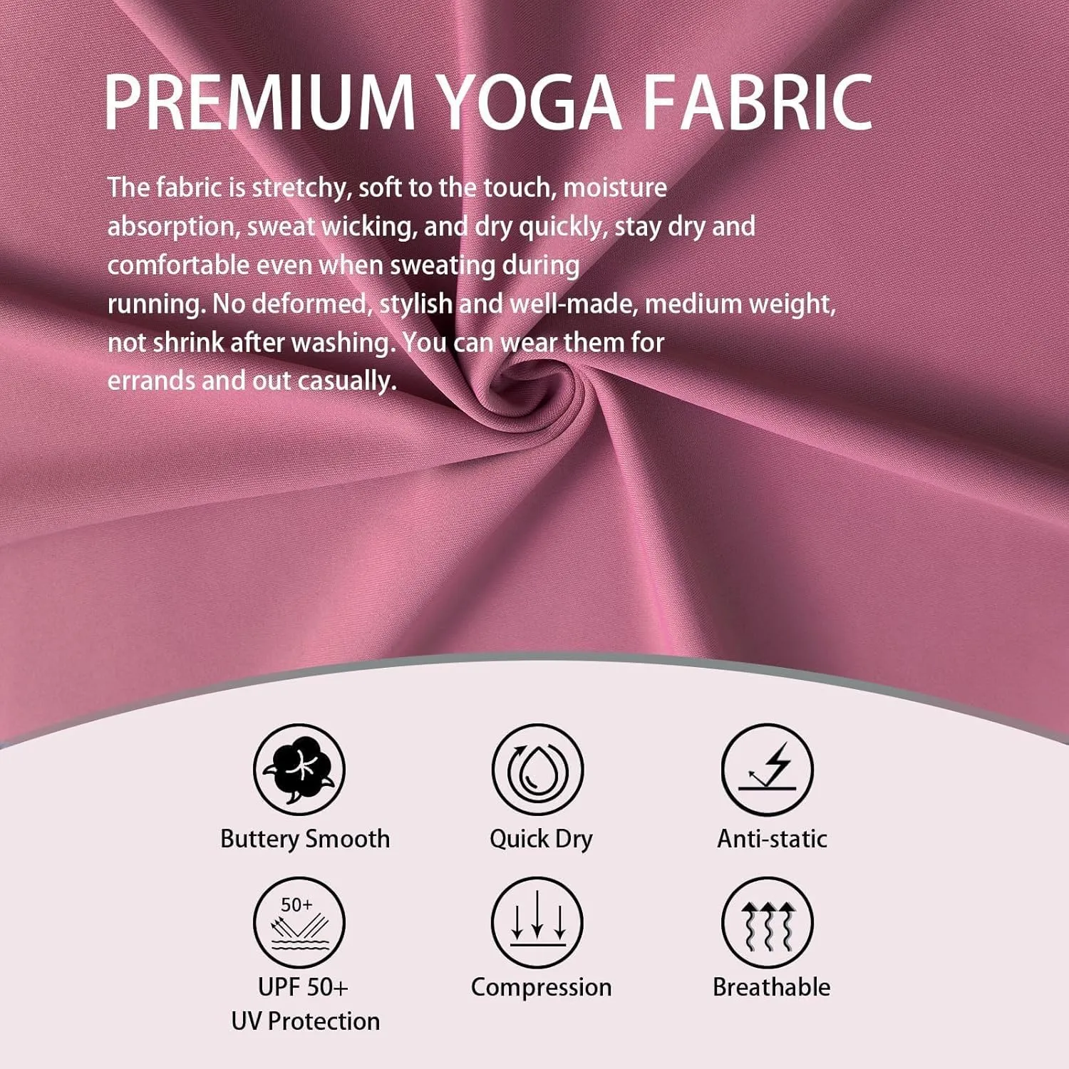 YOYOYOGA Sweatpants for Women Stretchy Joggers with Pockets Soft Baggy Workout Pants Gym Jogging Track Pants