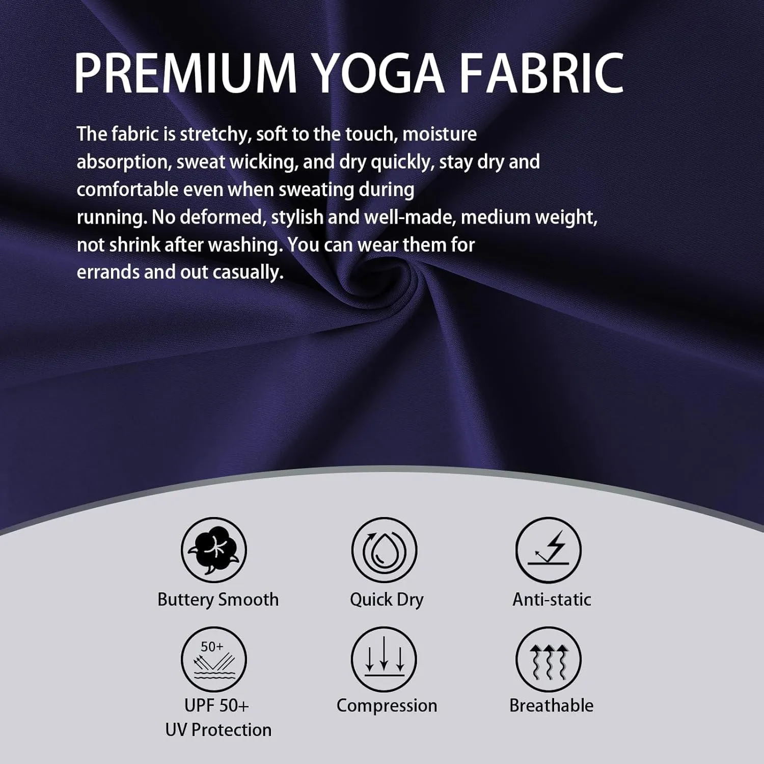 YOYOYOGA Sweatpants for Women Stretchy Joggers with Pockets Soft Baggy Workout Pants Gym Jogging Track Pants