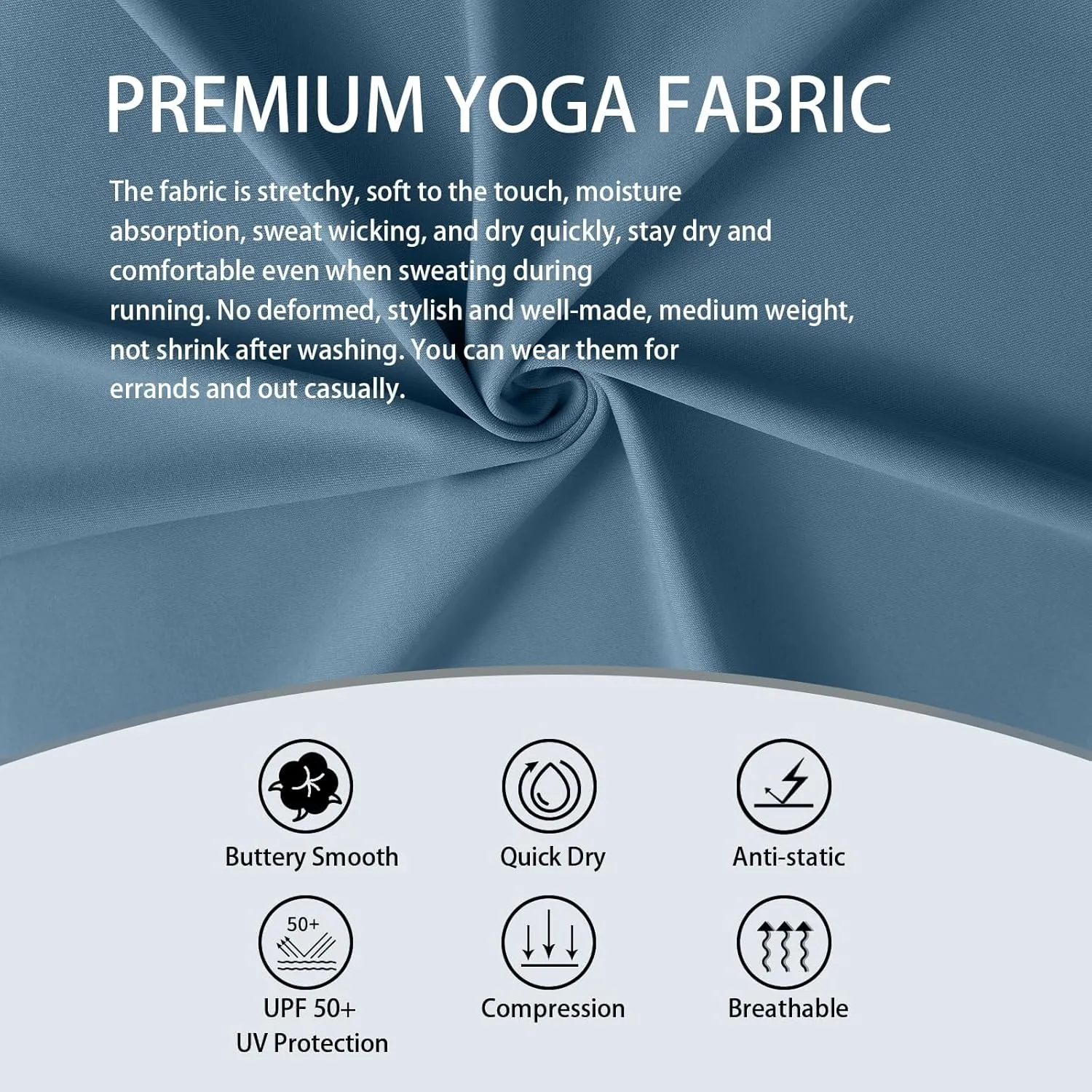 YOYOYOGA Sweatpants for Women Stretchy Joggers with Pockets Soft Baggy Workout Pants Gym Jogging Track Pants