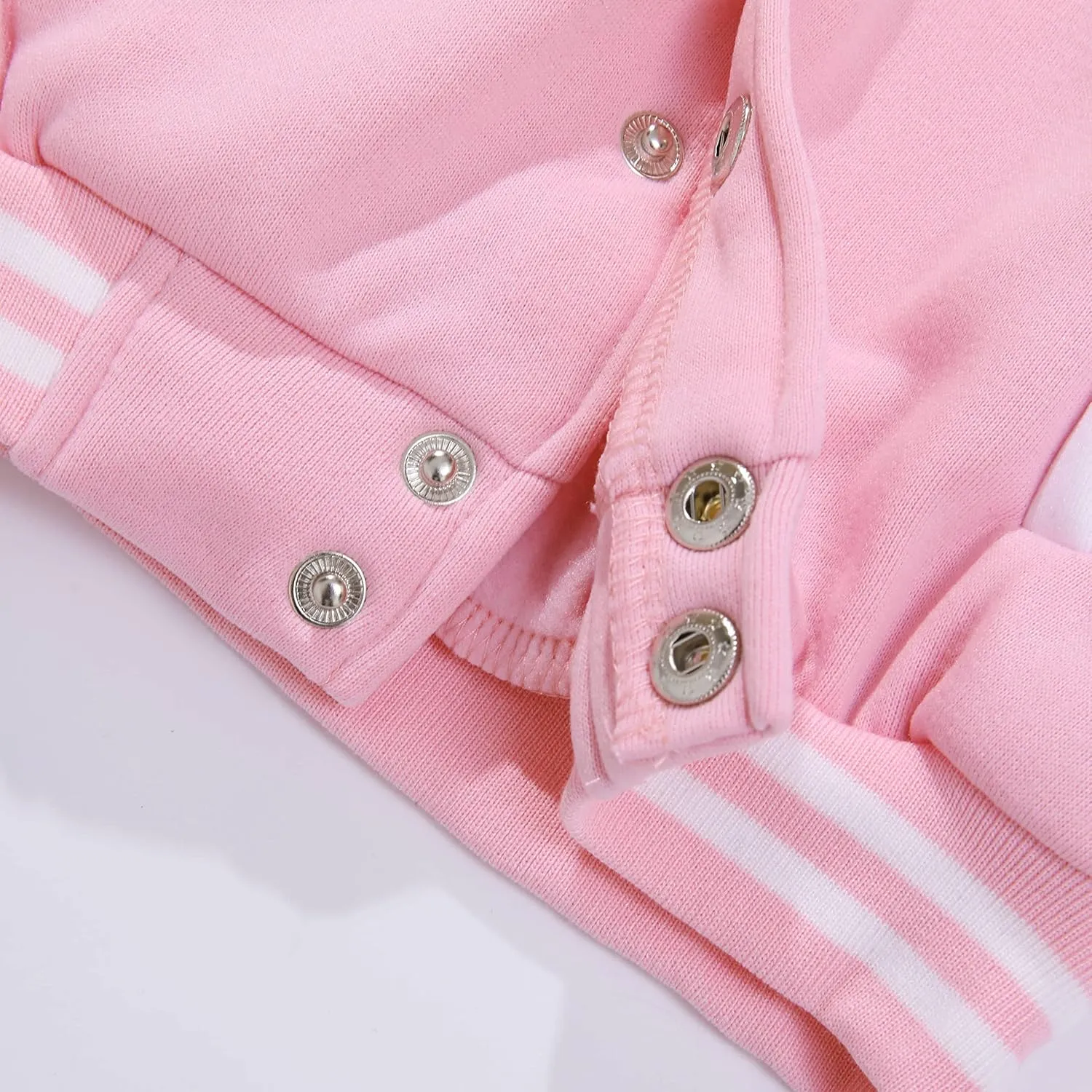 Yuji Itadori Girls Varsity Jacket Kids Baseball Lightweight Jacket Fleece Coat Button Closure School Outwear 2-14 Years