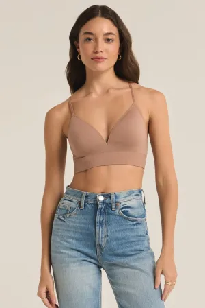 Z SUPPLY: Sophia T-Shirt Bra -Desert Taupe
