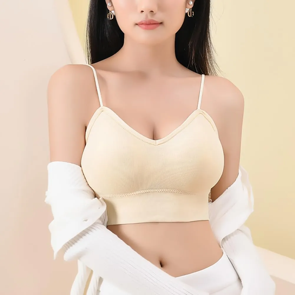 Zcargel Crisscross Camisole Bra 1/3/6PCS Sports Bra Straps Bras Camisole V Neck Women's Tank Top 2024