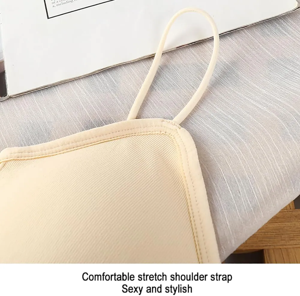 Zcargel Crisscross Camisole Bra 1/3/6PCS Sports Bra Straps Bras Camisole V Neck Women's Tank Top 2024
