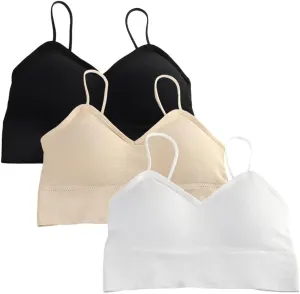 Zcargel Crisscross Camisole Bra 1/3/6PCS Sports Bra Straps Bras Camisole V Neck Women's Tank Top 2024
