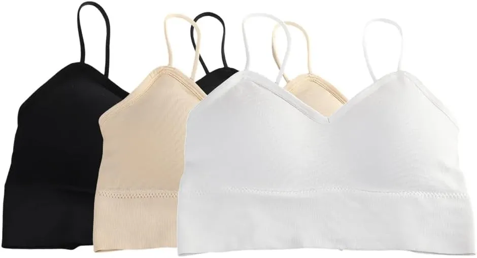 Zcargel Crisscross Camisole Bra 1/3/6PCS Sports Bra Straps Bras Camisole V Neck Women's Tank Top 2024