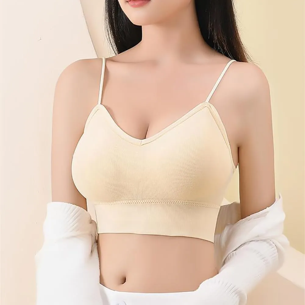 Zcargel Crisscross Camisole Bra 1/3/6PCS Sports Bra Straps Bras Camisole V Neck Women's Tank Top 2024