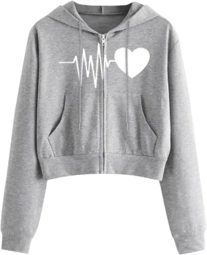 Zip Up Hoodies for Women Casual Solid Long Sleeve Zipper Pocket Shirt Hooded Sweatshirt Tops Hoodie Women plus Size