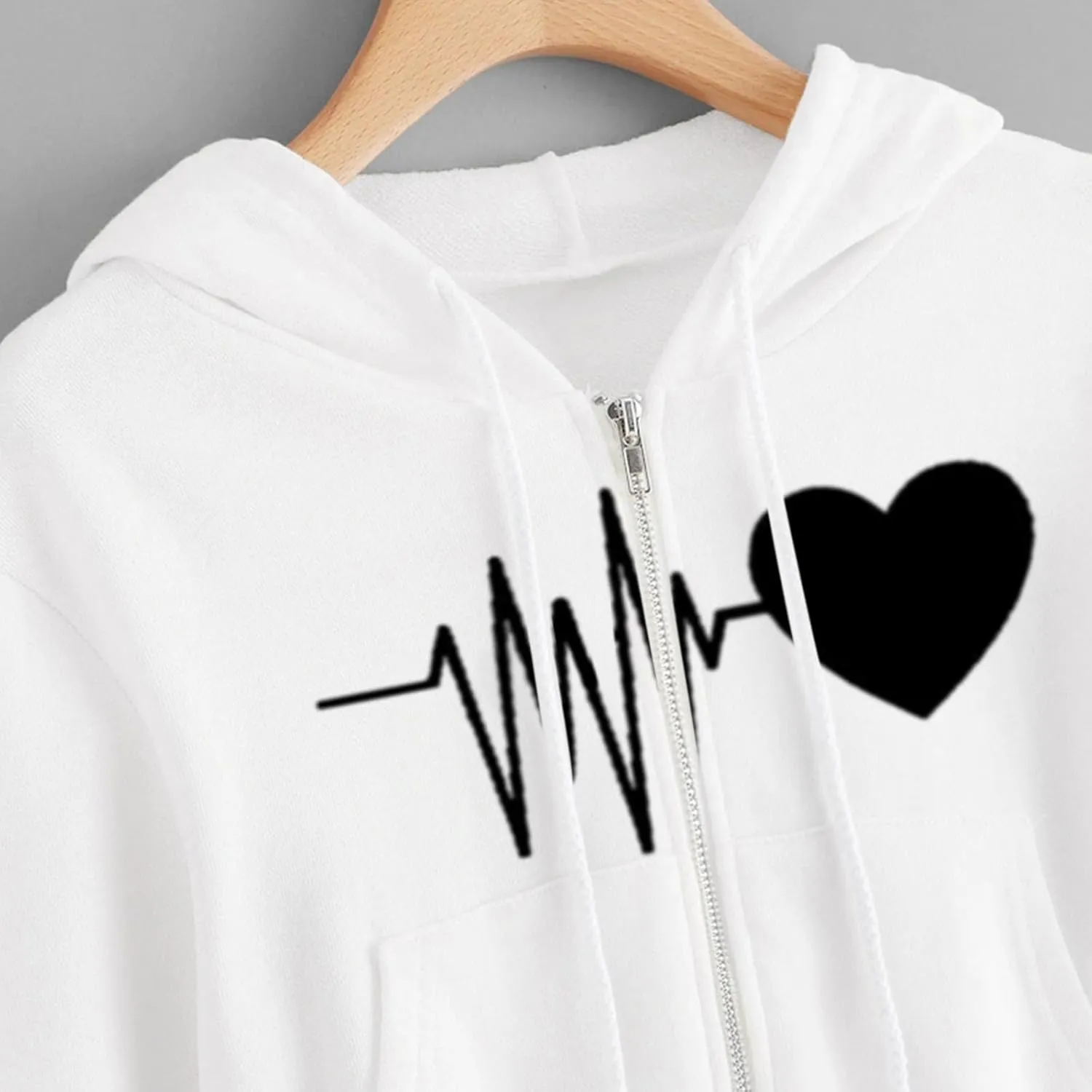 Zip Up Hoodies for Women Casual Solid Long Sleeve Zipper Pocket Shirt Hooded Sweatshirt Tops Hoodie Women plus Size